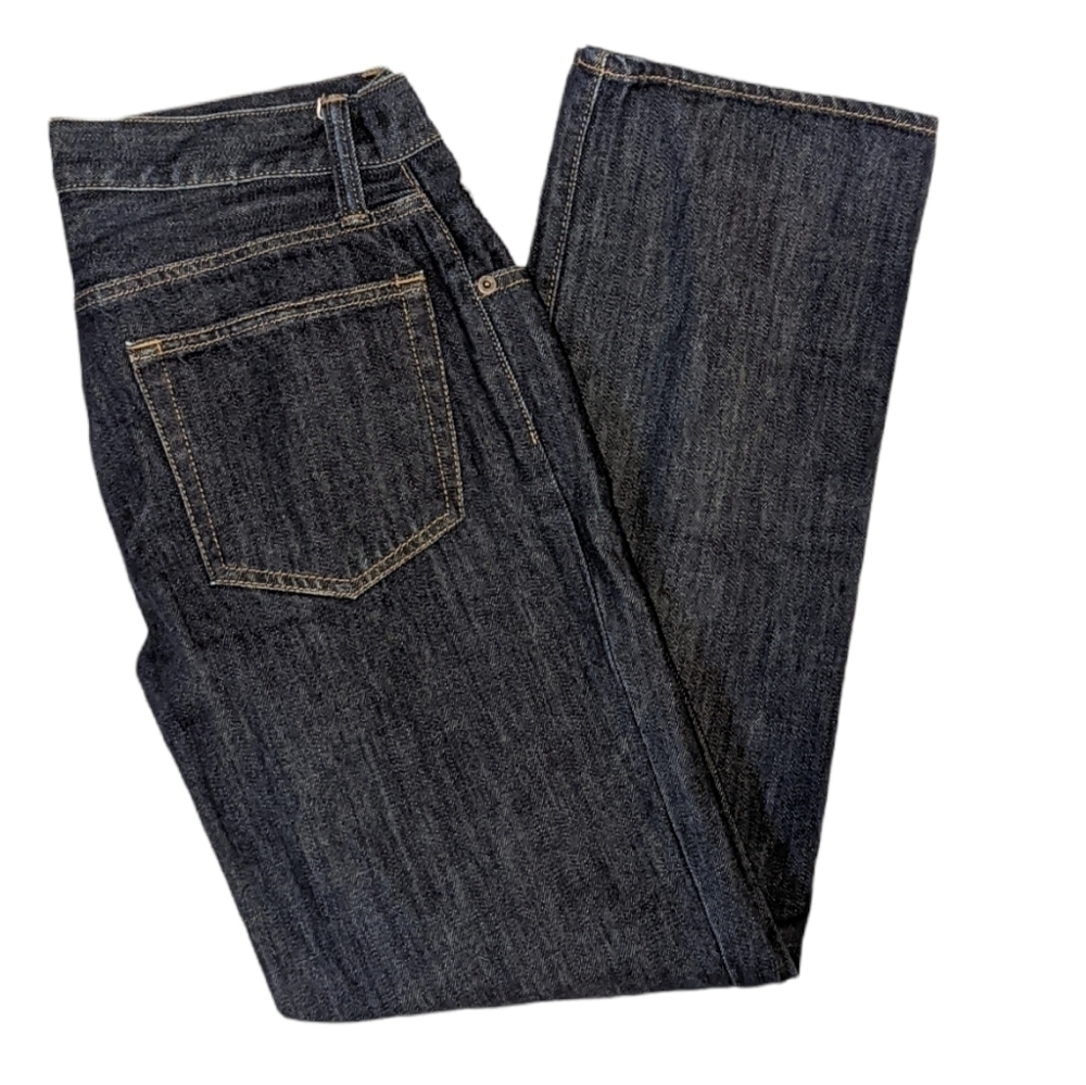 Gap Straight Fit Jeans Size 30 Dark Blue Wash